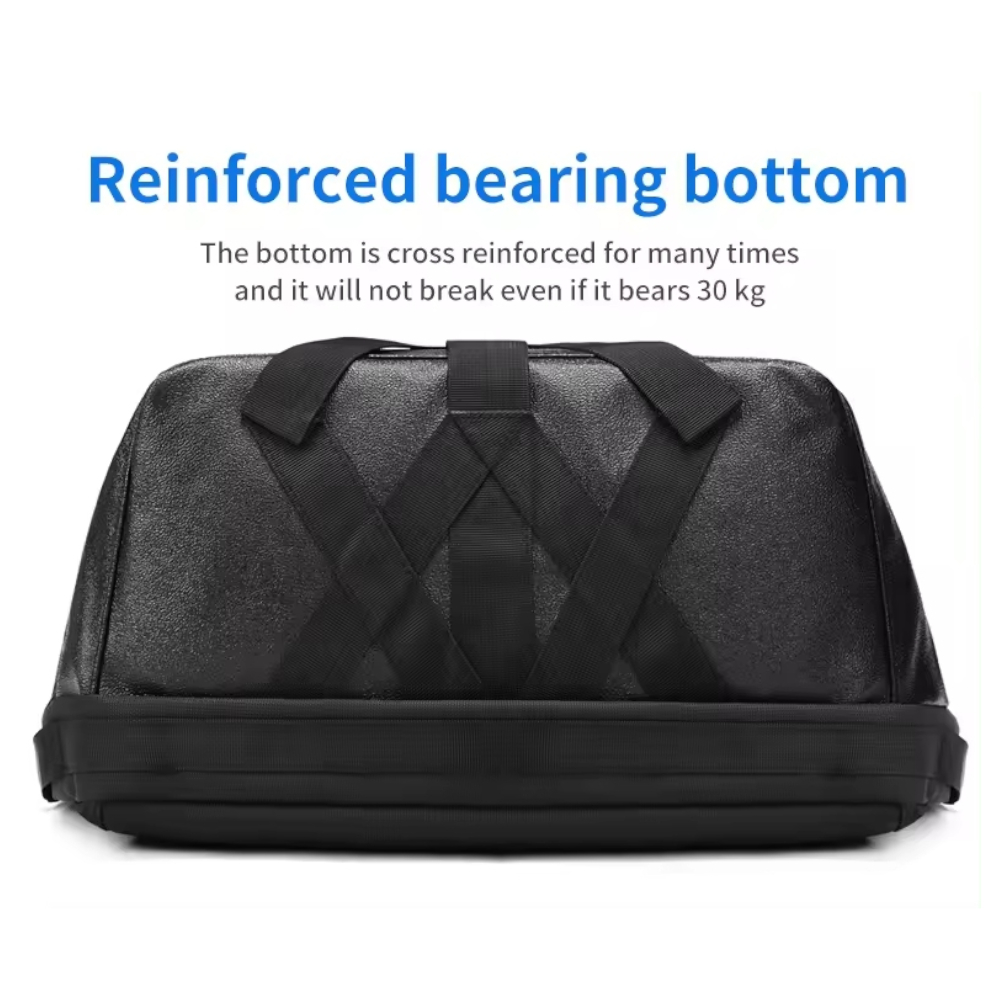 MOCHILA ML1720 NEGRO DEPORTIVA MINGLU FUTBOL BASQUET GYM ZAPATERA PELOTAS EXPANDIBLE 45L - 5