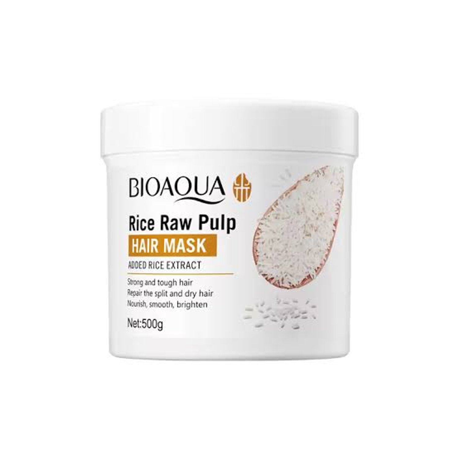 MASCARILLA CAPILAR HAIR MASK DE ARROZ - BIOAQUA - 1