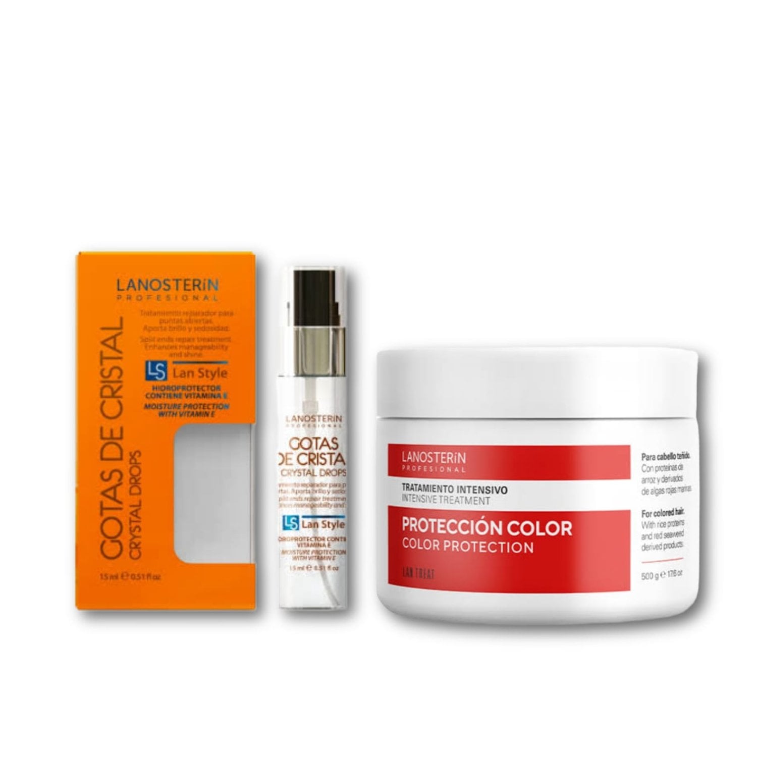 TRATAMIENTO INTENSIVO PROTECCIÓN DE COLOR + GOTAS DE CRISTAL - 1
