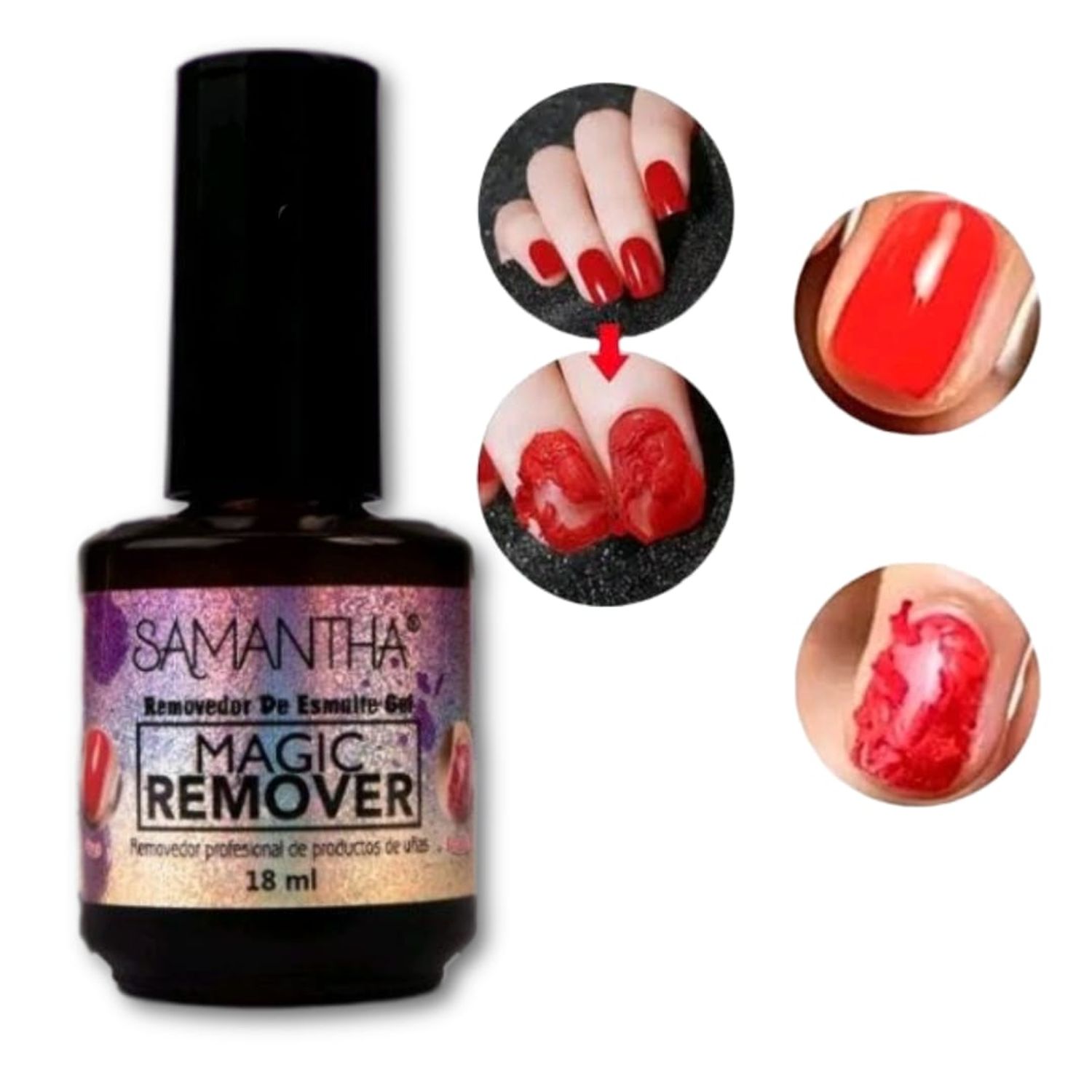 MAGIC REMOVEDOR DE ESMALTES EN GEL 18ML - 1