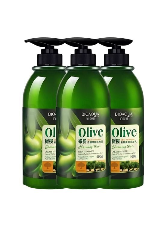 3 SHAMPOO DE OLIVO BIOAQUA 1200ML - 1