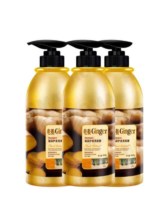 3 SHAMPOO DE JENGIBRE BIOAQUA 1200ML - 1