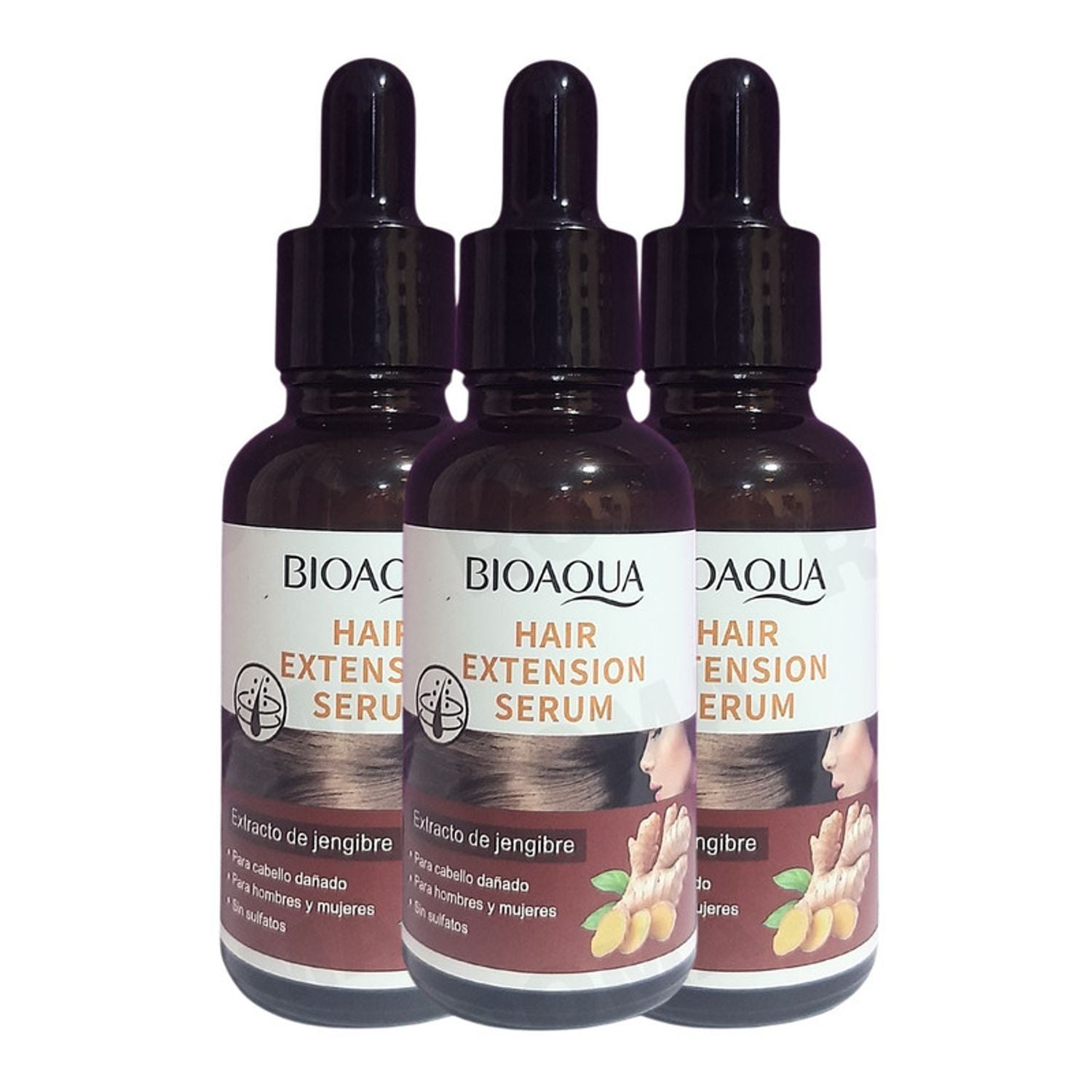 3 SÉRUM PARA EL CABELLO DE JENGIBRE 90ML - 1