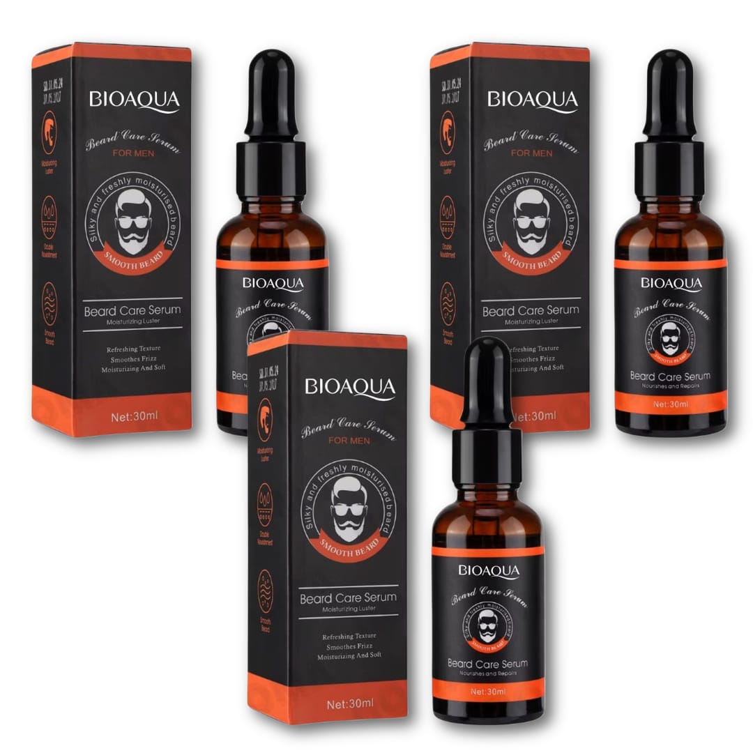 PACK 3 SERUM PARA BARBA 30ML - BIOAQUA - 1