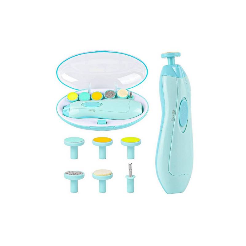 CALENTADOR RECARGABLE DE BIBERÓN + LIMADOR DE UÑAS PARA BEBÉ CELESTE - 3