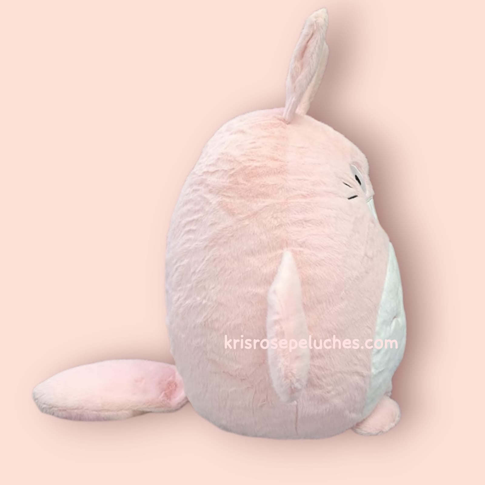 PELUCHE TOTORO ROSA CON HOJA 55CM - 2