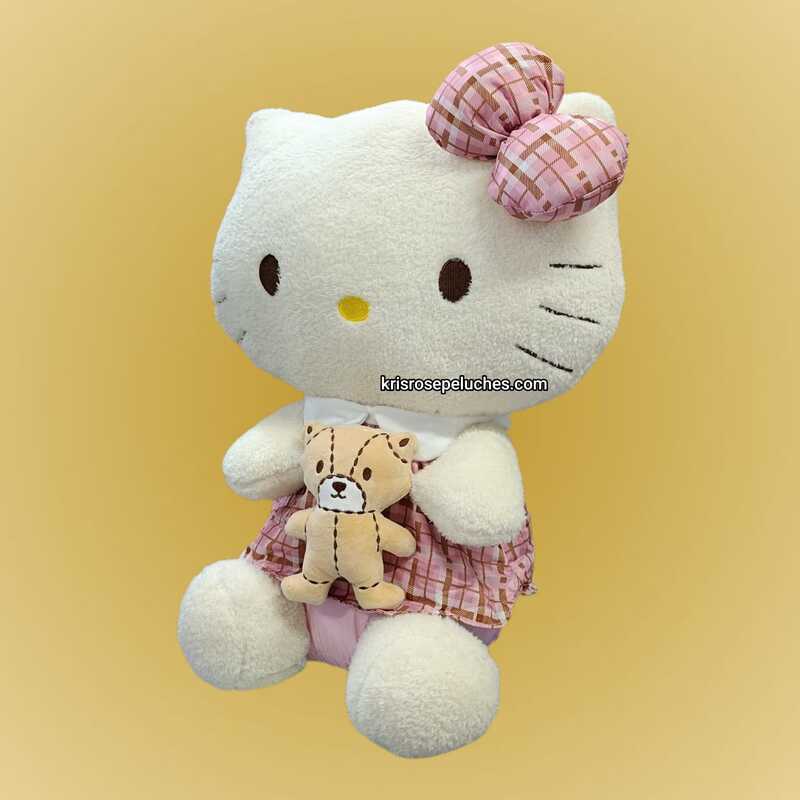 PELUCHE HELLO KITTY CON MOSTRITO 52CM - 2
