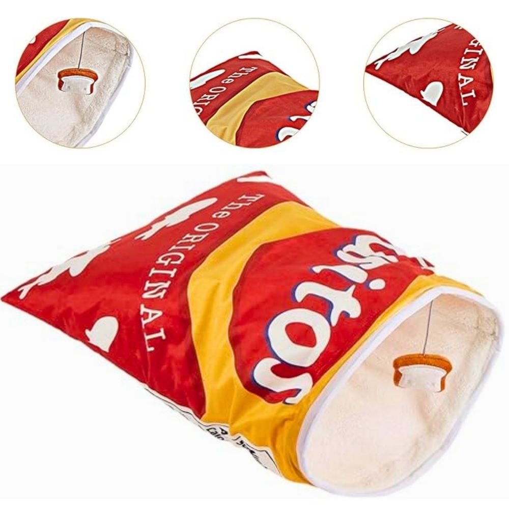SACO DE DORMIR PARA GATOS CON FORMA DE CHIPS MODELO 3 - 3