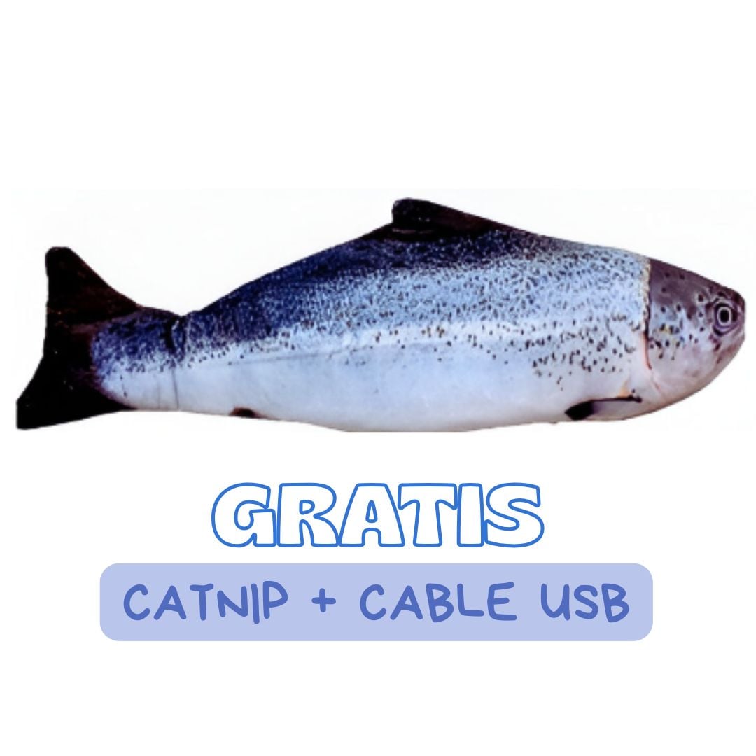 PESCADO ELECTRÓNICO CON SENSOR MOVIMIENTO PARA GATO MODELO 3 - 1