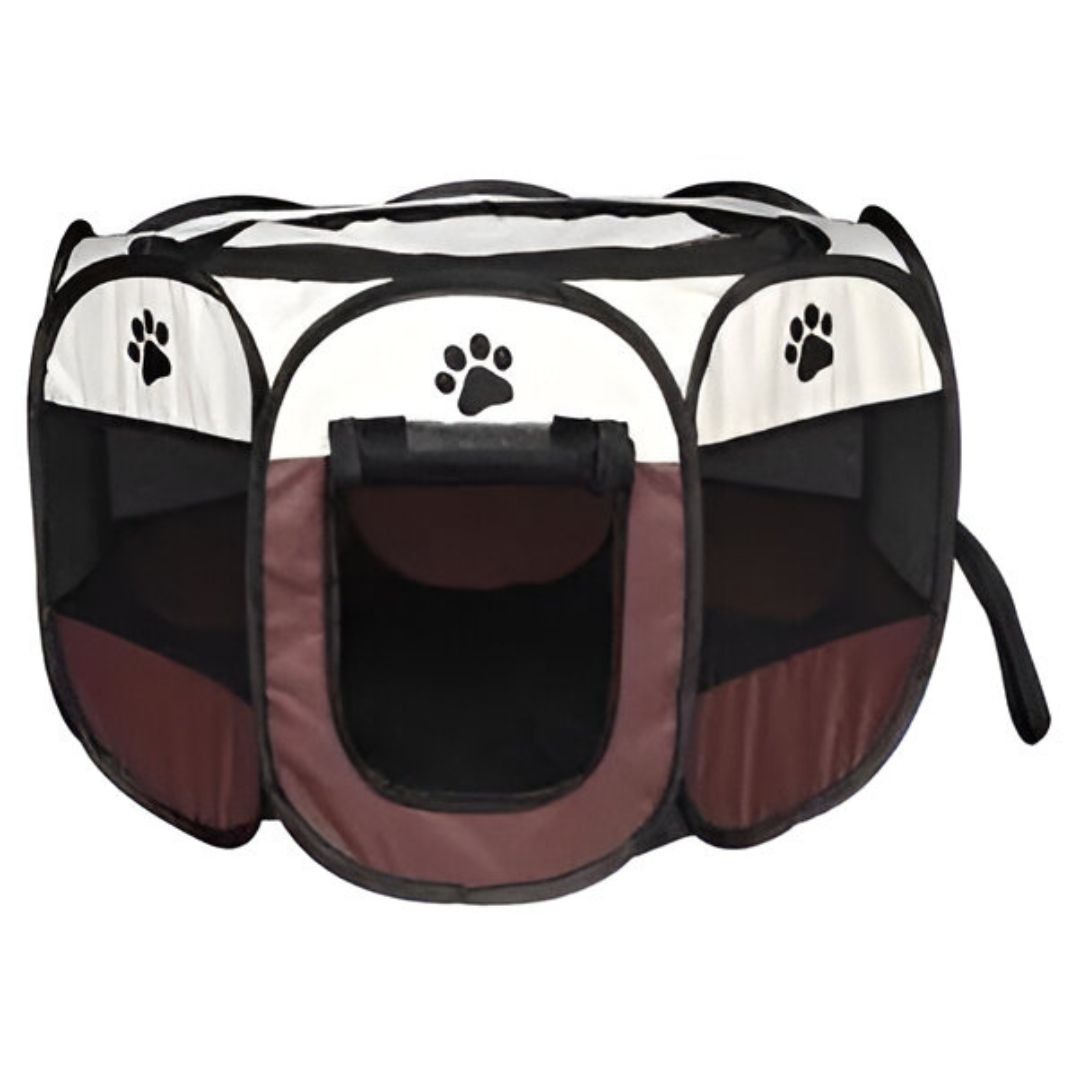 CORRAL PLEGABLE L PARA MASCOTAS ROSA - 1