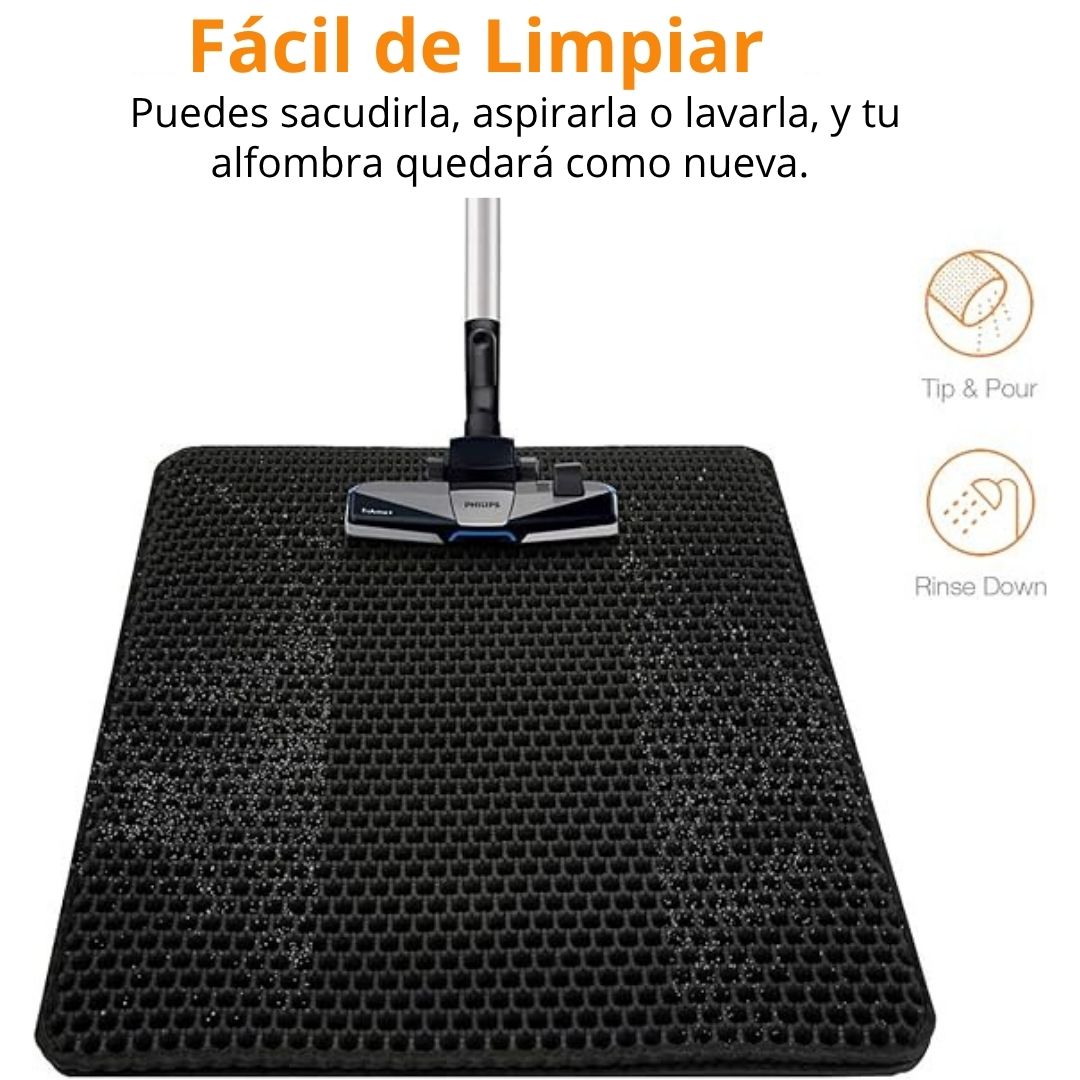 ALFOMBRA MÁGICA ATRAPA ARENA PARA MASCOTAS GRIS - 5