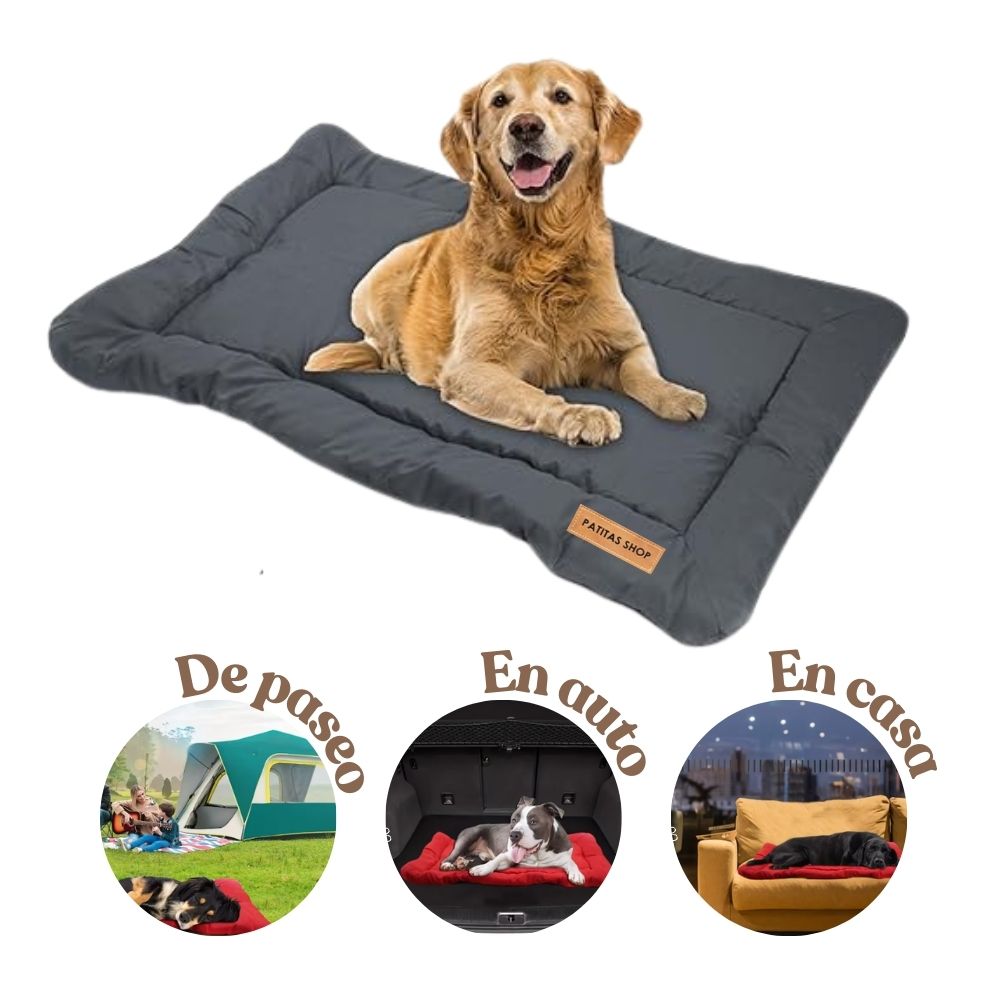 COLCHONETA VIAJERA IMPERMEABLE PATITAS SHOP PARA MASCOTAS - 1