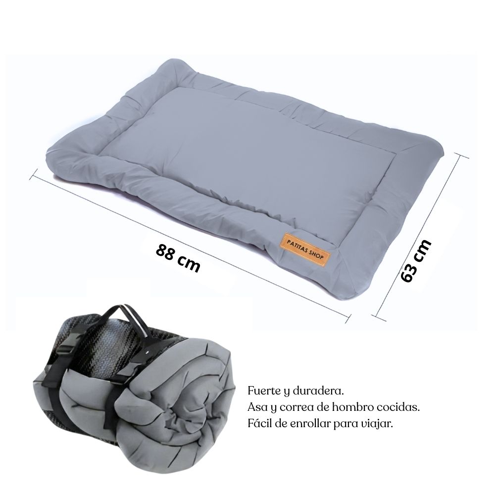 COLCHONETA VIAJERA IMPERMEABLE PATITAS SHOP PARA MASCOTAS - 3