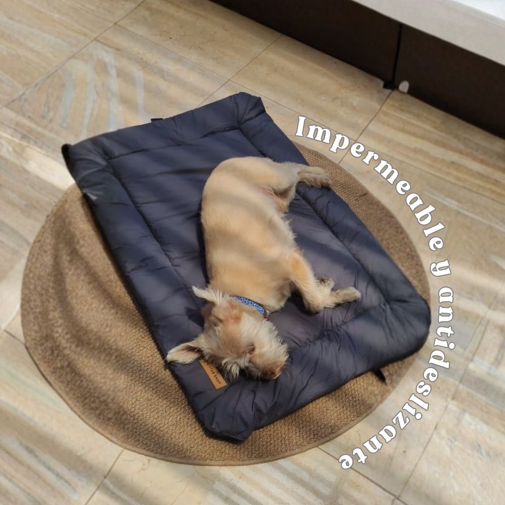 COLCHONETA VIAJERA IMPERMEABLE PATITAS SHOP PARA MASCOTAS - 10