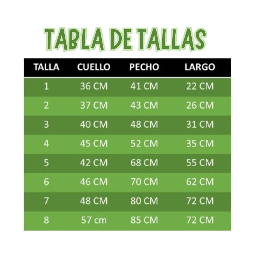 CAPA IMPERMEABLE DE LLUVIA PARA MASCOTAS TALLA 1 - 5