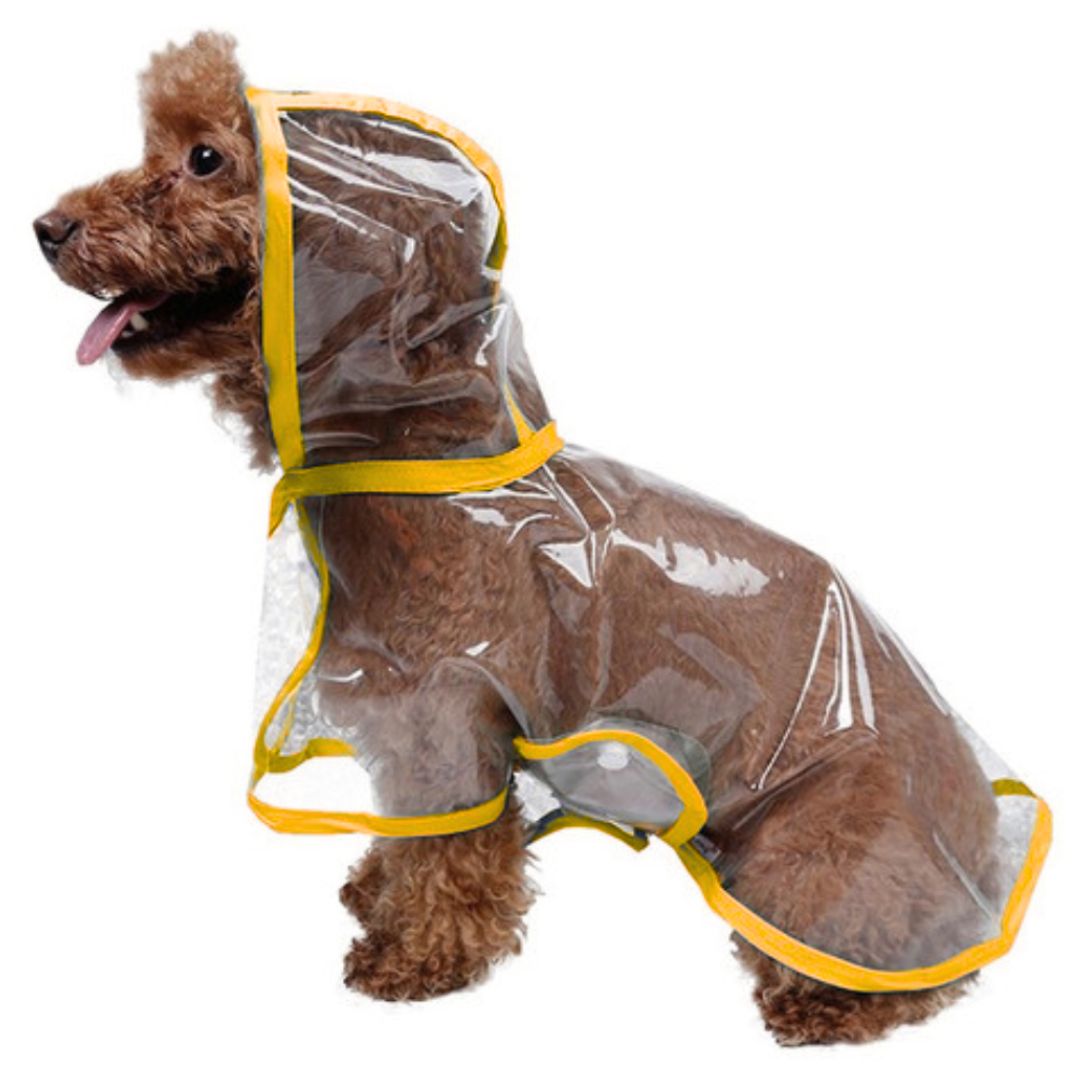 CAPA IMPERMEABLE DE LLUVIA PARA MASCOTAS TALLA 4 - 3