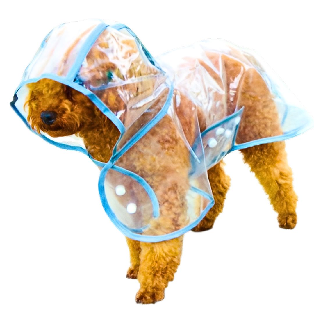 CAPA IMPERMEABLE DE LLUVIA PARA MASCOTAS TALLA 5 - 1