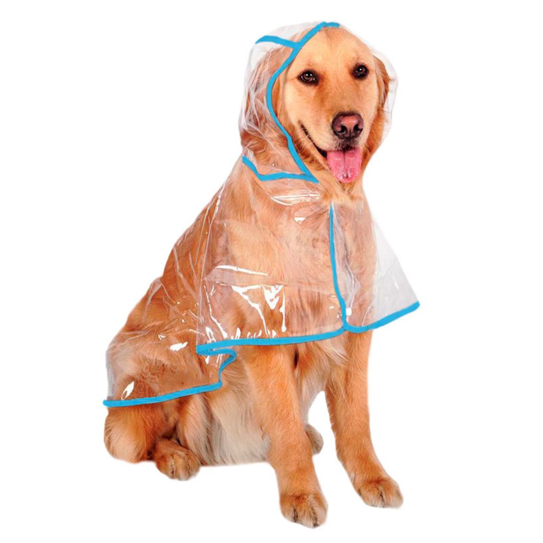 CAPA IMPERMEABLE DE LLUVIA PARA MASCOTAS TALLA 8 - 1