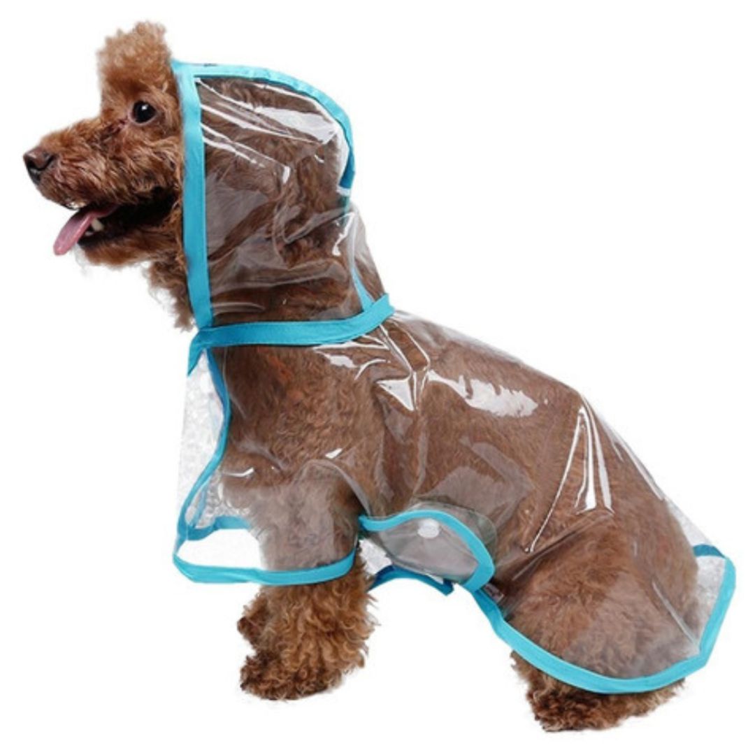 CAPA IMPERMEABLE DE LLUVIA PARA MASCOTAS TALLA 8 - 3