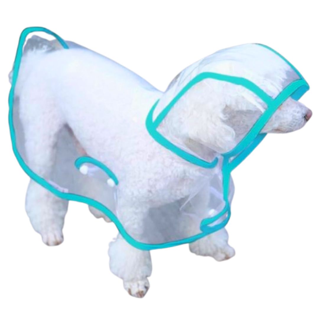 CAPA IMPERMEABLE DE LLUVIA PARA MASCOTAS TALLA 8 - 4