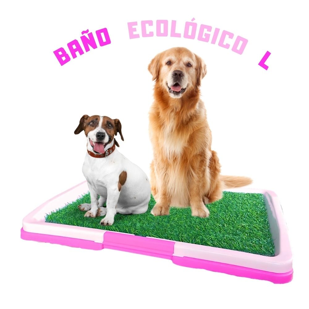 BAÑO ECOLÓGICO CÉSPED DE ENTRENAMIENTO SANITARIO PARA MASCOTAS L - 1