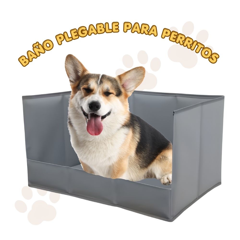 ARENERO BAÑO PORTÁTIL IMPERMEABLE PARA PERROS - 1