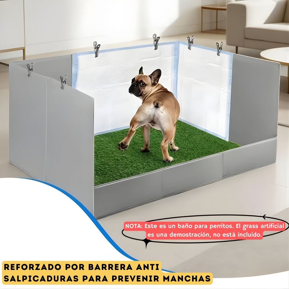 ARENERO BAÑO PORTÁTIL IMPERMEABLE PARA PERROS - 5