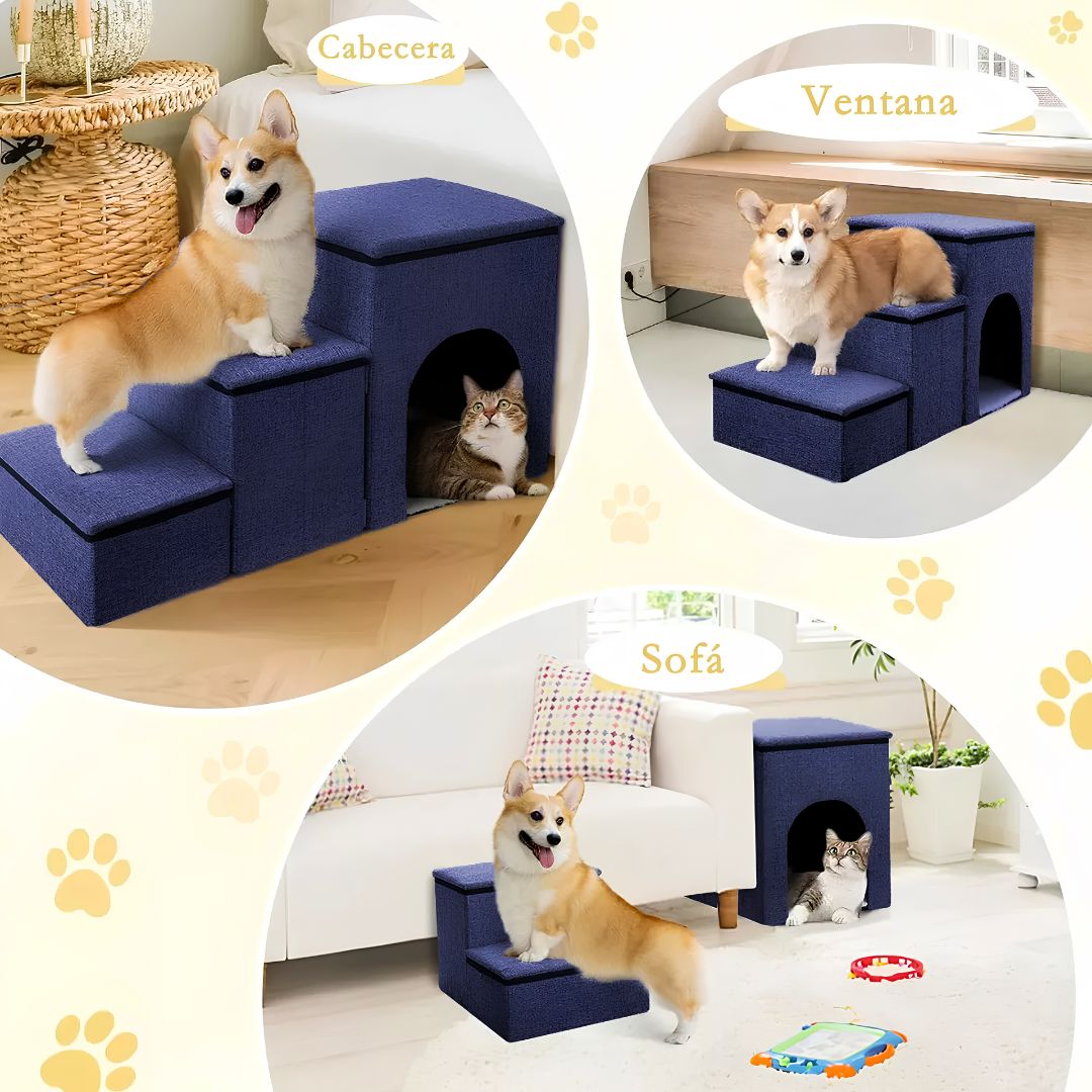 ESCALERA SUAVE PARA MASCOTAS DE HASTA 60KG - 2