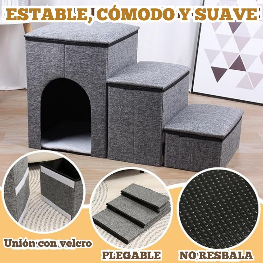 ESCALERA SUAVE PARA MASCOTAS DE HASTA 60KG - 7