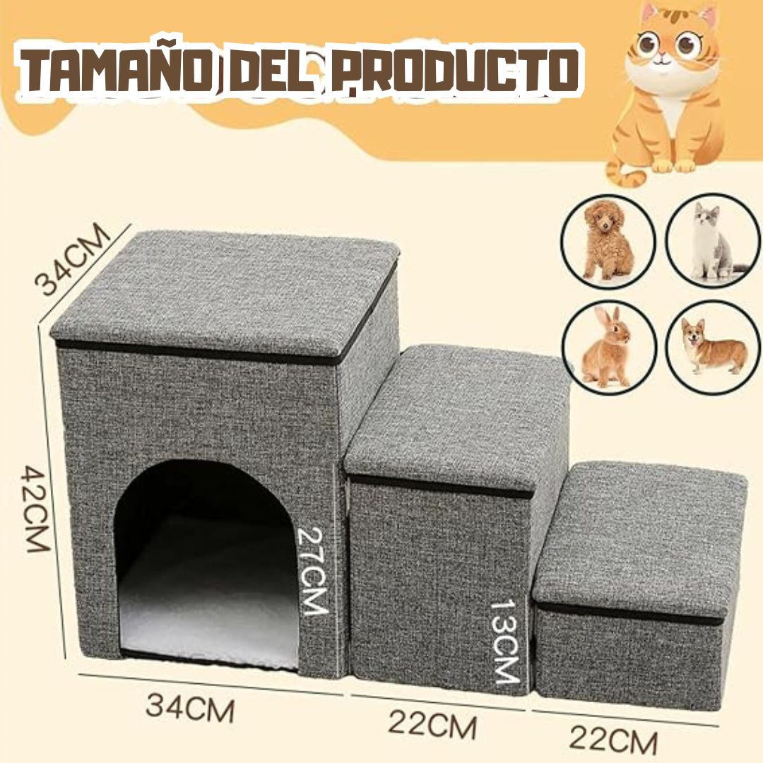 ESCALERA SUAVE PARA MASCOTAS DE HASTA 60KG - 8