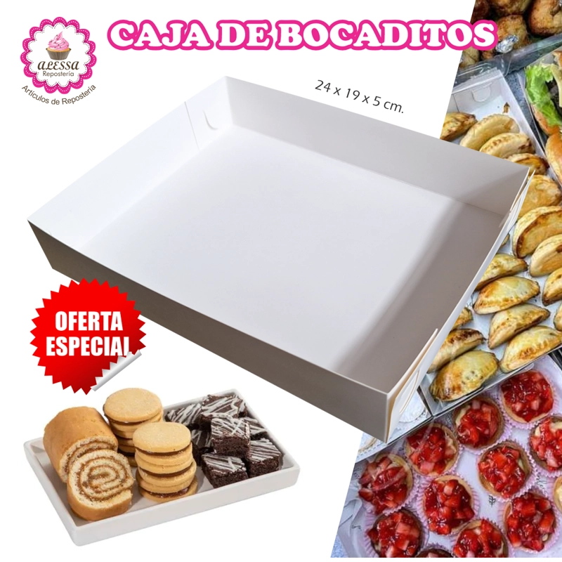 100 CAJAS DE BOCADITOS SIN TAPA PARA REPOSTERIA - 2
