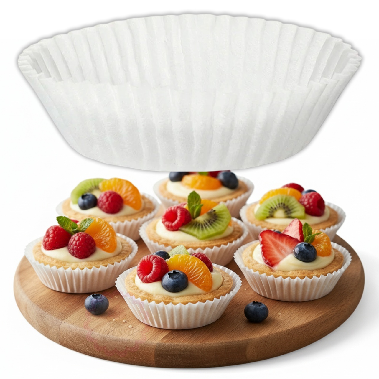 PIROTIN PARA TARTALETA N°8 BLANCO PARA REPOSTERÍA - 1000 UNIDADES - 1