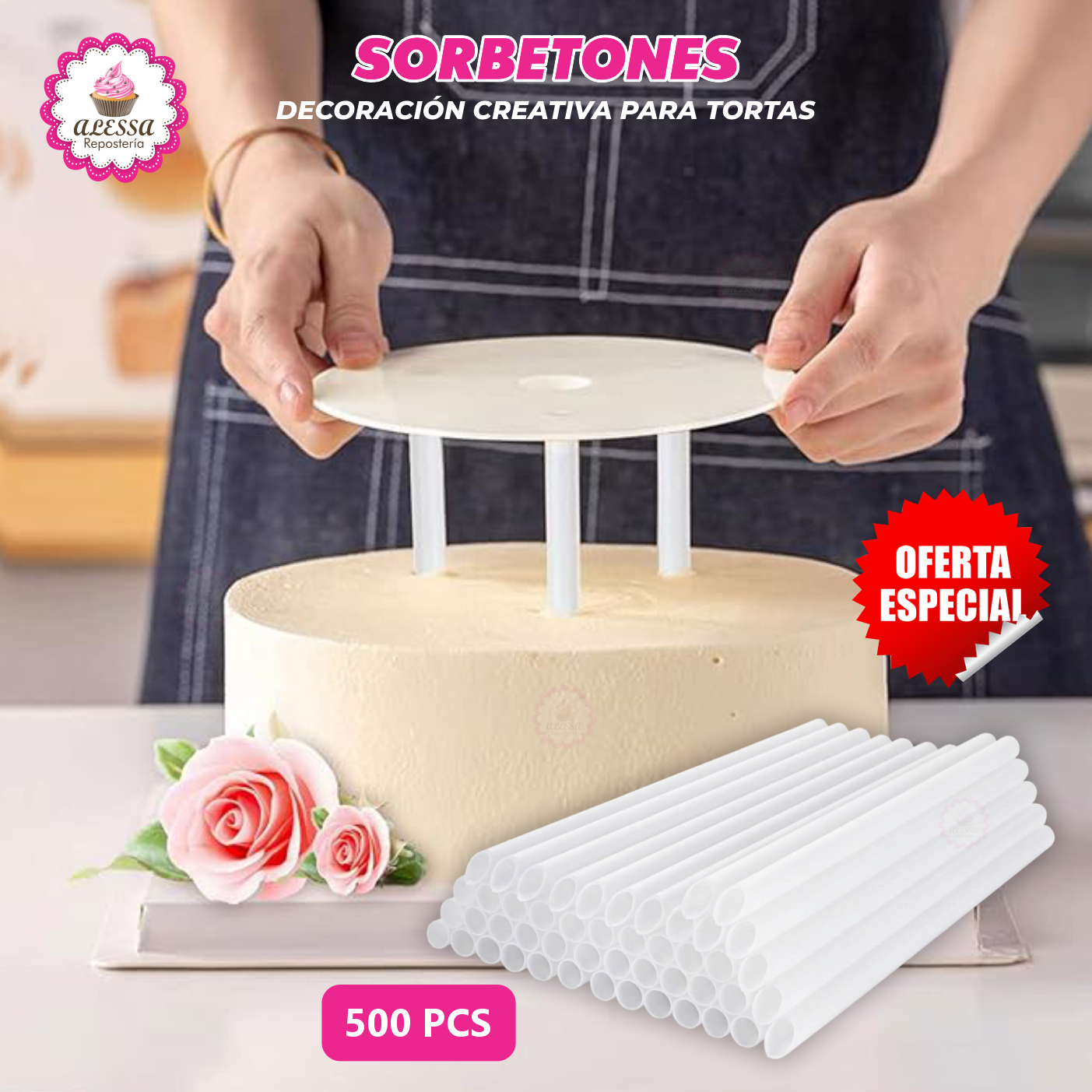 500 SORBETONES MULTIUSOS DECORATIVO PARA REPOSTERIA - 2