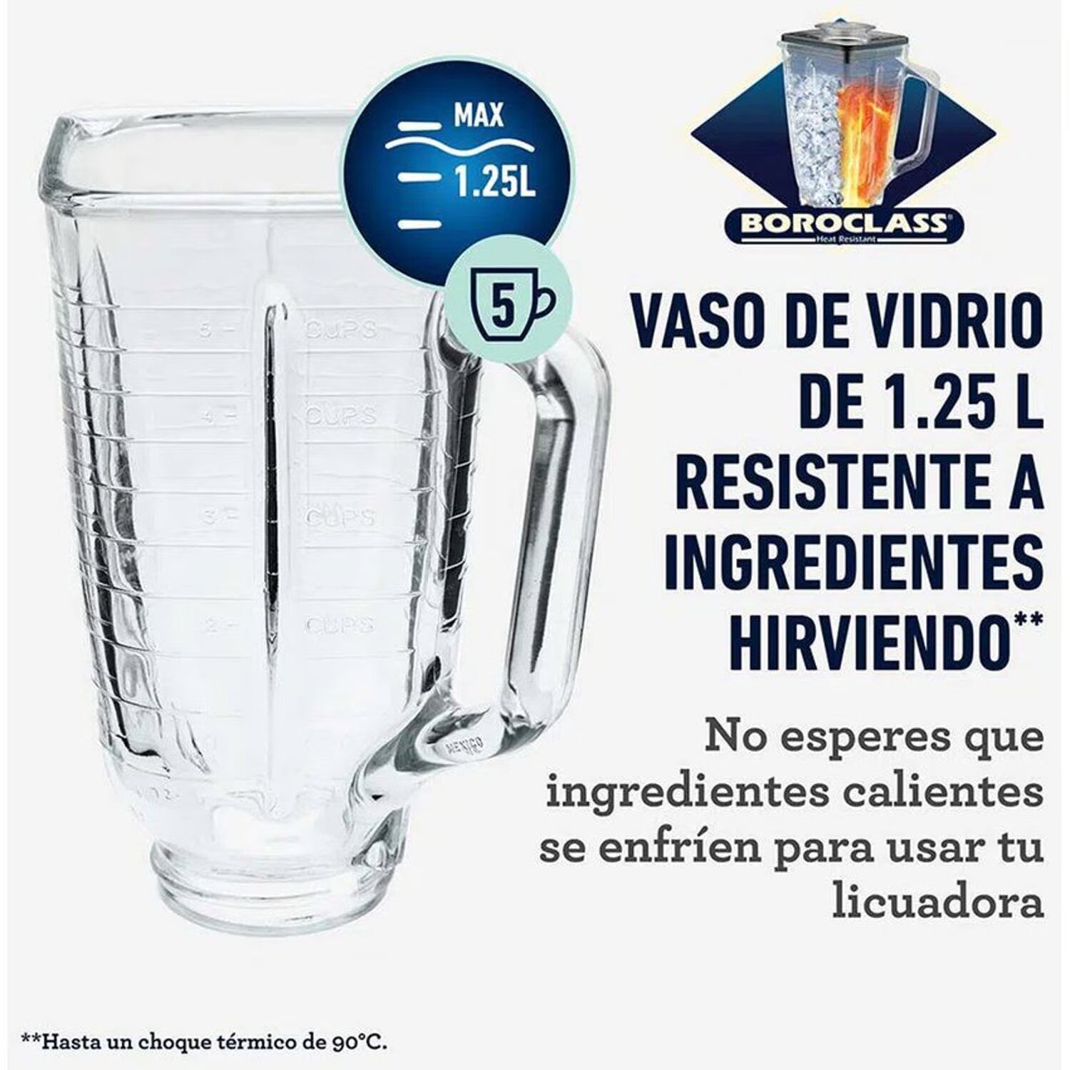 LICUADORA CLÁSICA OSTER 3 VELOCIDADES CON PERILLA ERGONÓMICA - 4