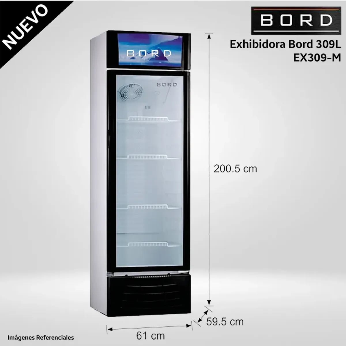 VISICOOLER BORD EX309-M EXHIBIDORA 309 LITROS - 3