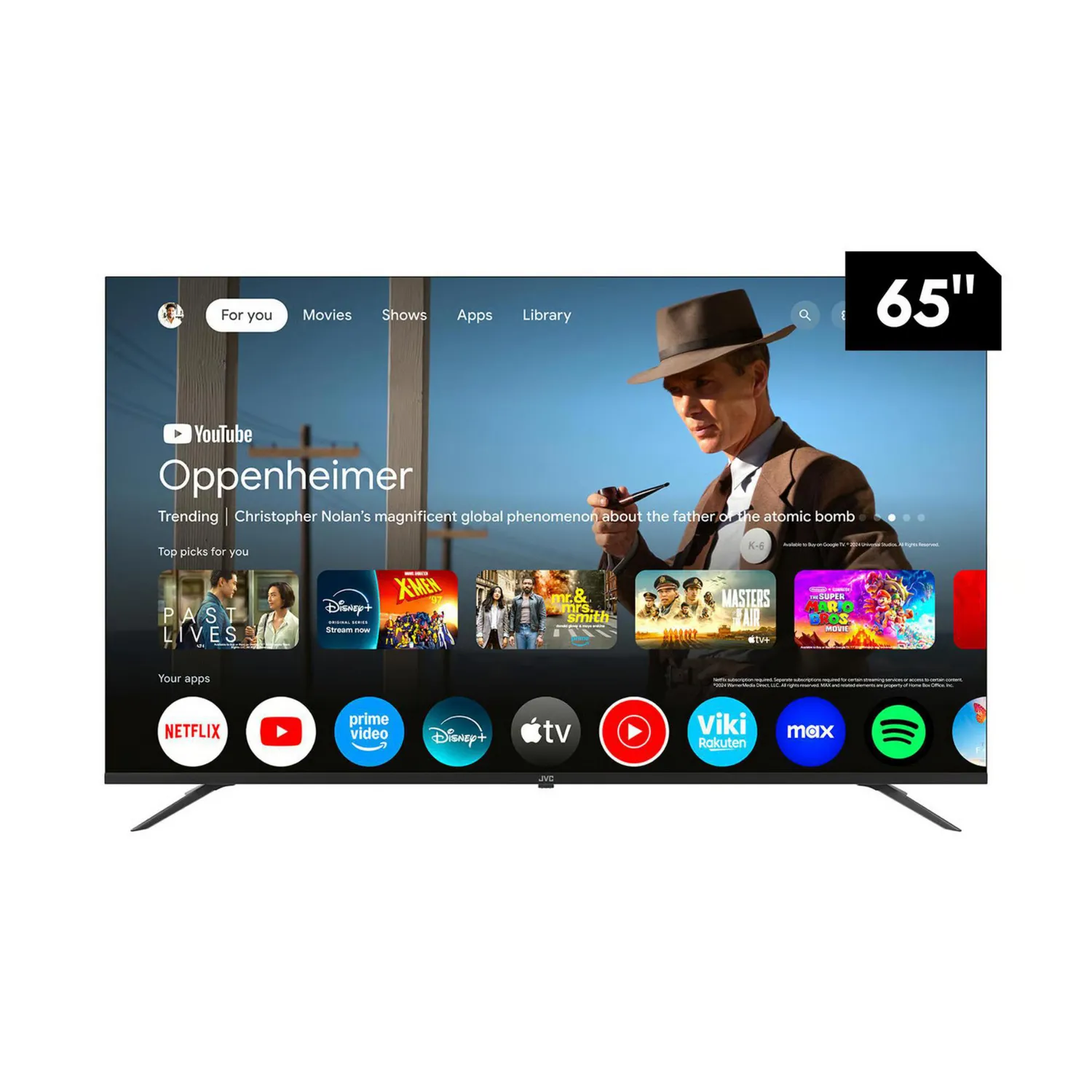 TELEVISOR JVC 65 UHD 4K GOOGLE TV LT-65KM548 - 1