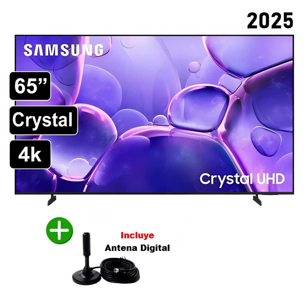 TELEVISOR SAMSUNG 65 UN65U8000F CRYSTAL UHD SMART TV 2025 + ANTENA DIGITAL - 1