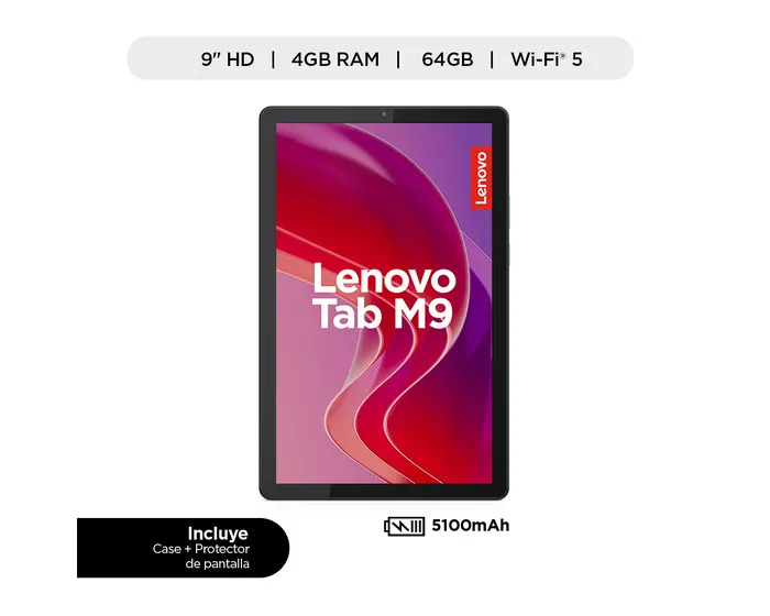 TABLET LENOVO TAB M9 9' WIFI 64GB 4GB RAM FROST BLUE - 1