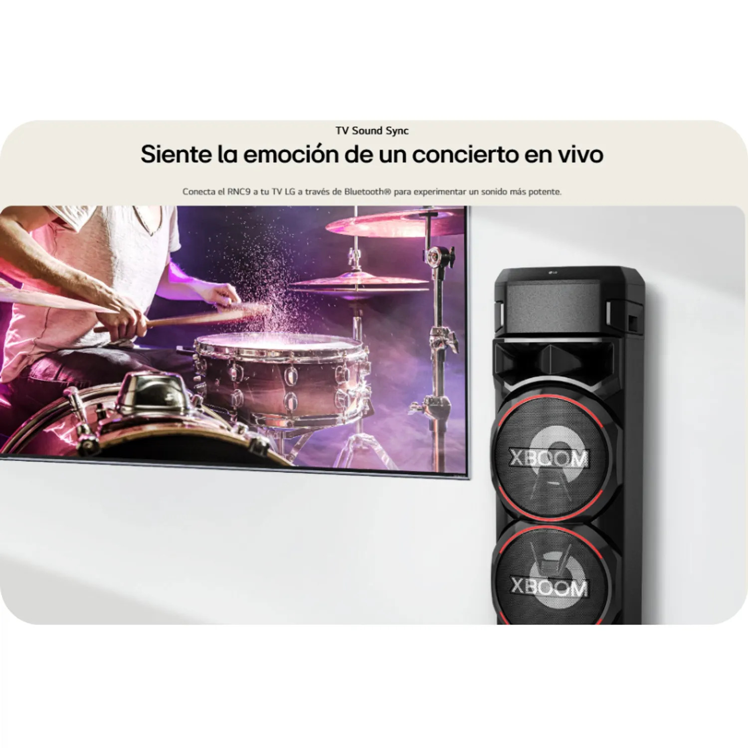 PARLANTE BLUETOOTH LG XBOOM RNC9 - ALTAVOZ IDEAL PARA FIESTAS Y KARAOKE - 6