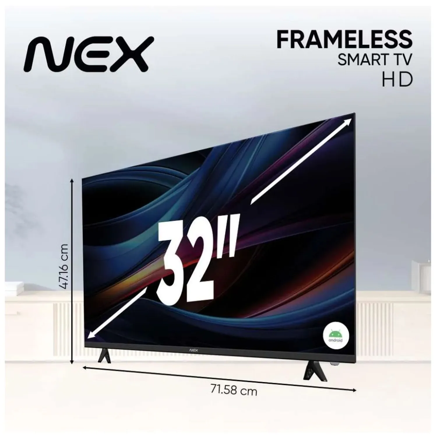 TELEVISOR NEX 32 LED HD SMART TV TVLED32S + ANTENA DIGITAL - 3