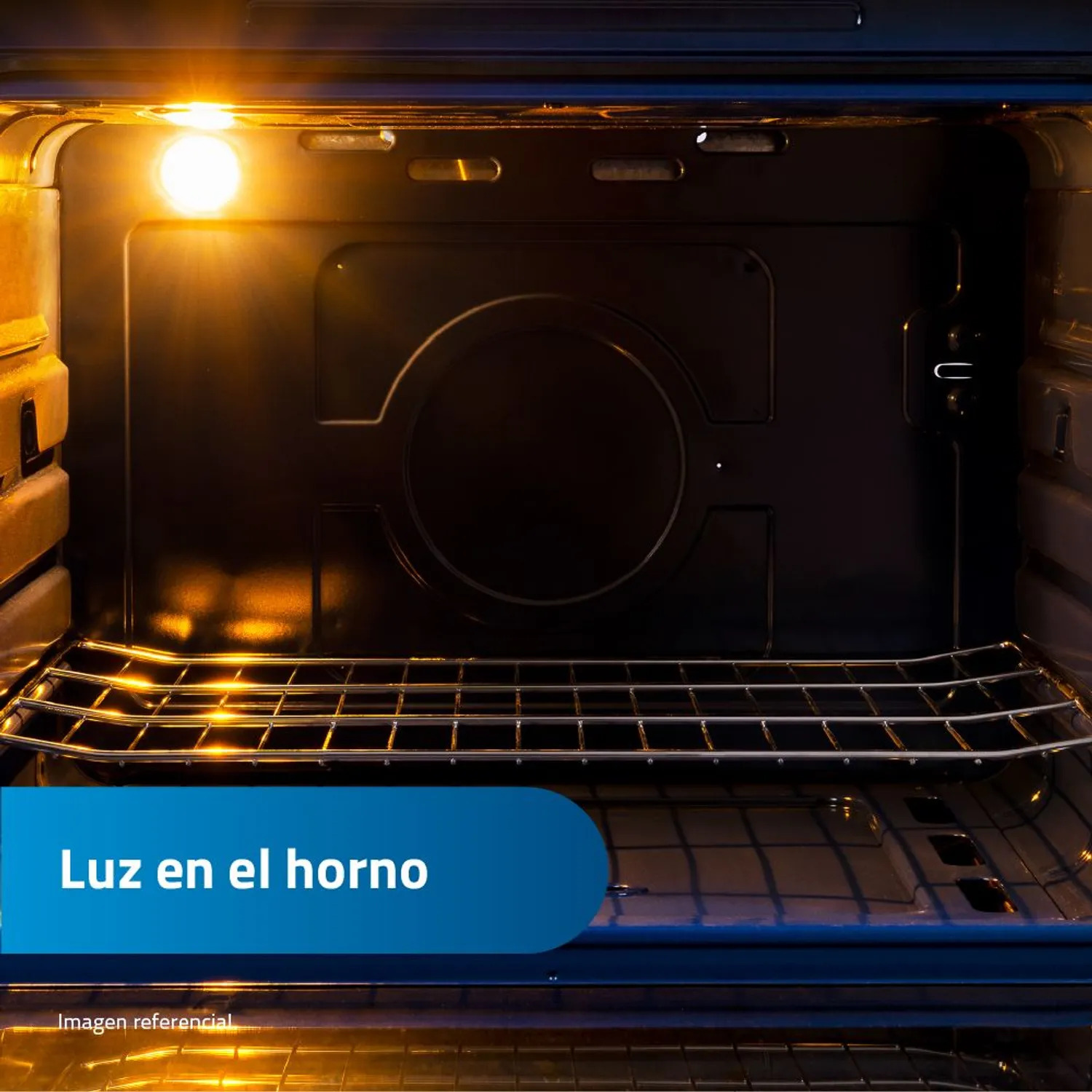 COCINA INDURAMA PARMA ZAFIRO 6 QUEMADORES CON ENCENDIDO ELÉCTRICO Y LUZ EN HORNO - 6