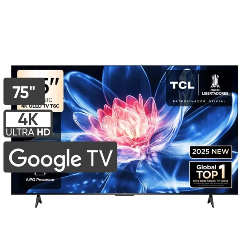 TELEVISOR TCL QLED 75' UHD 4K SMART TV 75T6C - 1