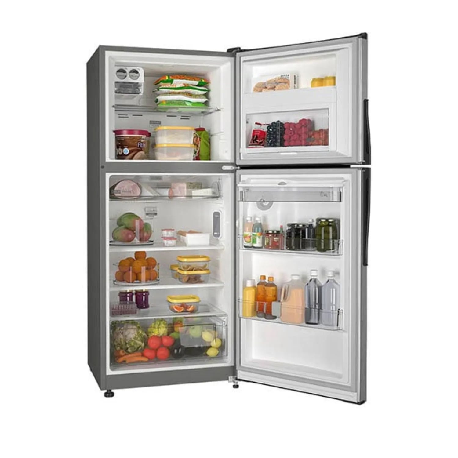 REFRIGERADORA WHIRLPOOL WRJ43AKGWW 394L TOP FREEZER NO FROST GRIS - 4