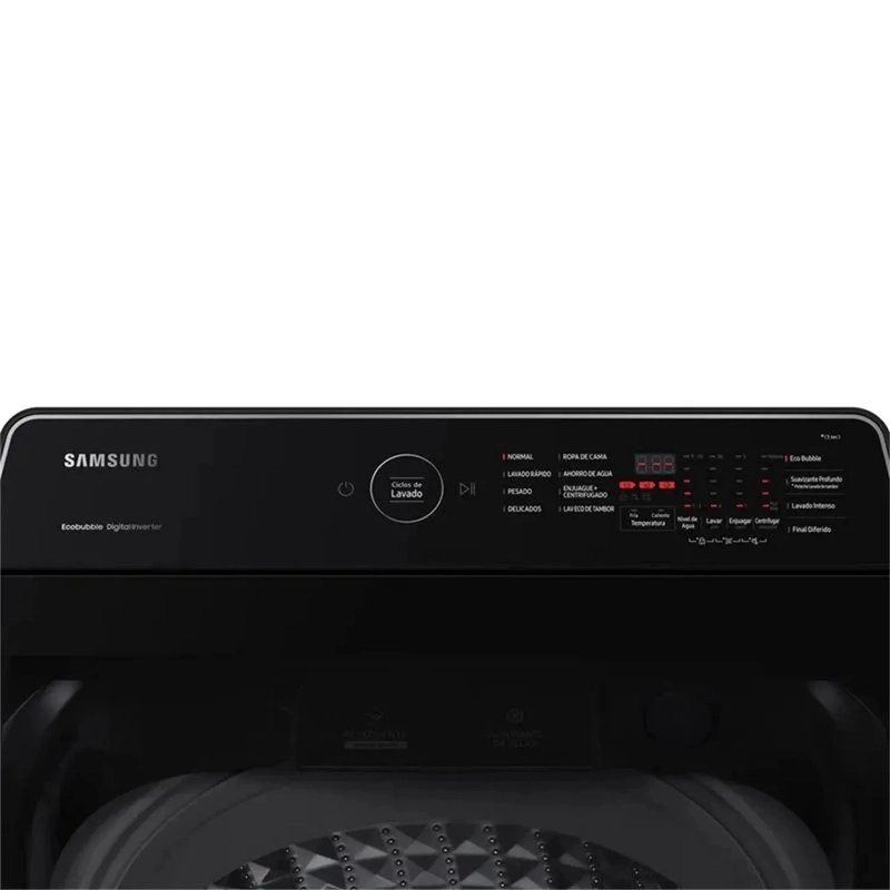 LAVADORA SAMSUNG 13 KG ECO INVERTER WA13CG5441BVPE NEGRO *+ SANDWICHERA - 6