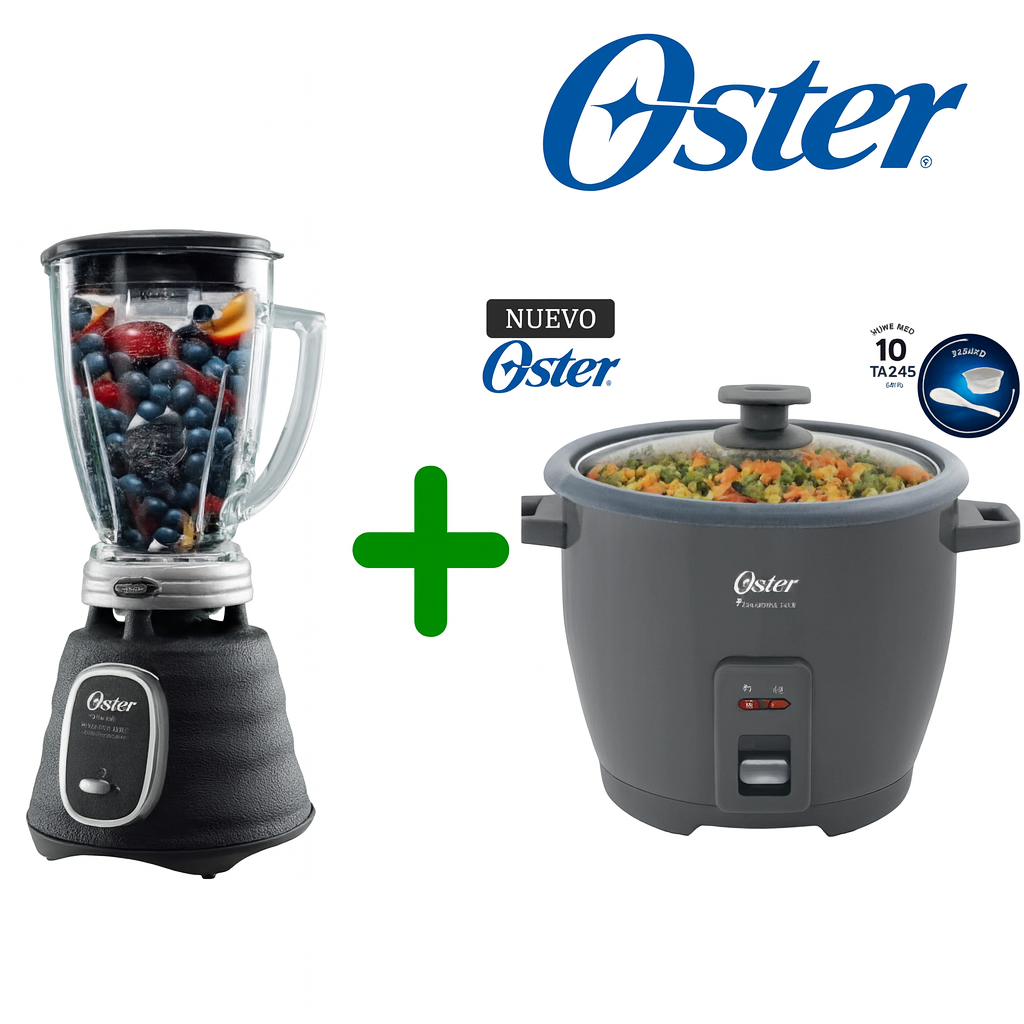 COMBO OSTER LICUADORA BLSTBPST - 700WATTS +OLLA ARROCERA 1.8 L - 1