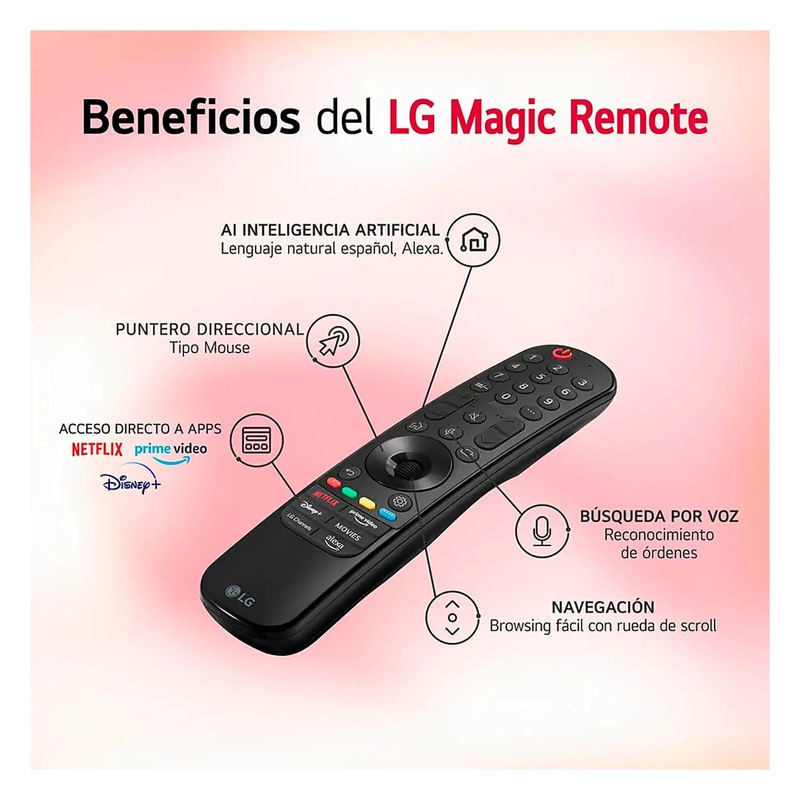 TELEVISOR LG UHD 4K QNED 65 SMART TV 65QNED80TSA - 7