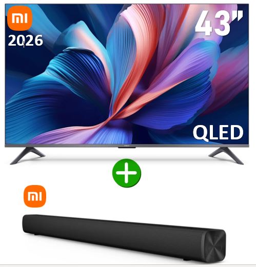 TELEVISOR XIAOMI 43 QLED 2026 + SOUNDBAR XIAOMI 2.0 - 1