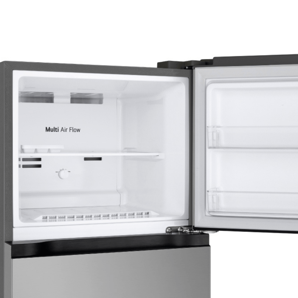 REFRIGERADORA LG VT26BPY 264L LINEAR COOLING TOP FREEZER PLATEADA +  PLANCHA VERTICAL THOMAS - 7