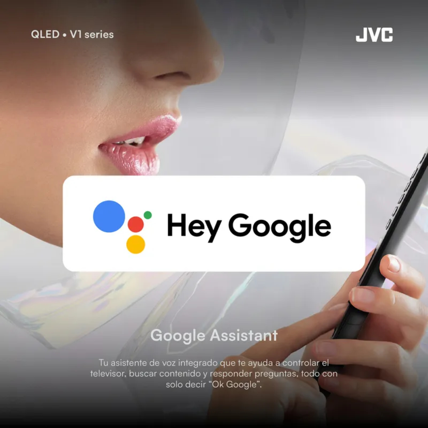 TELEVISOR JVC 40 FHD QLED GOOGLE TV LT-40KB758 SMART + ANTENA DIGITAL - 5