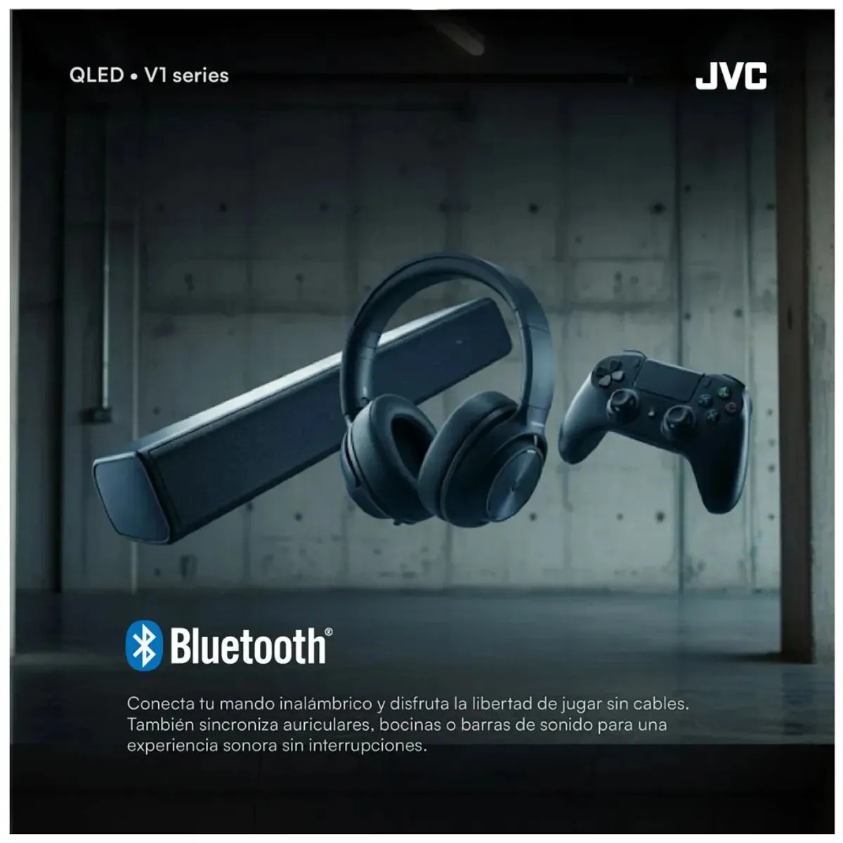 TELEVISOR JVC 40 FHD QLED GOOGLE TV LT-40KB758 SMART + ANTENA DIGITAL - 7